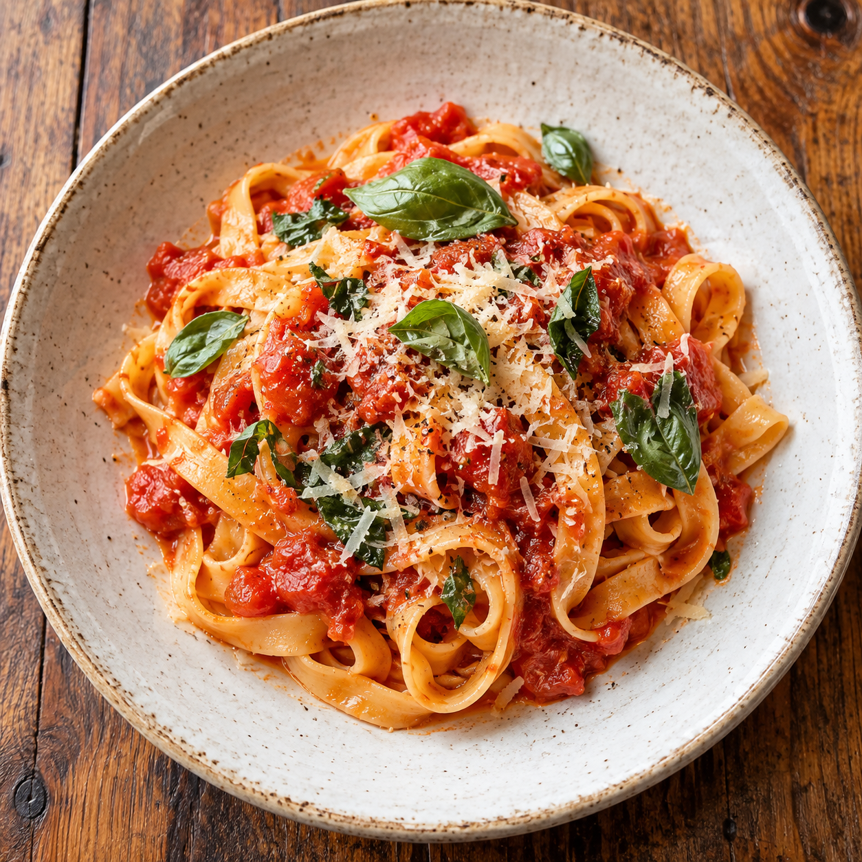 Pasta mit Tomatensugo